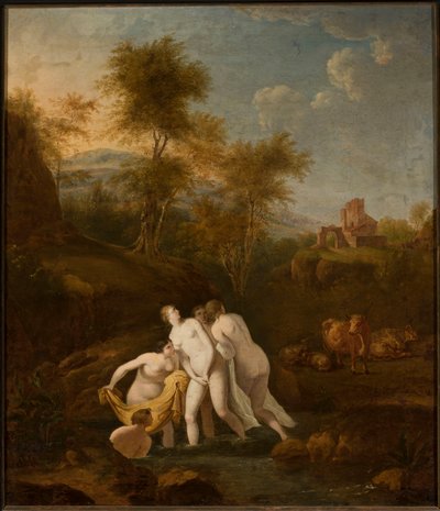 Nymfenes bad av Christian Wilhelm Ernst Dietrich