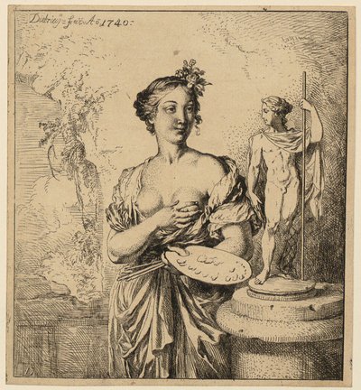 Maleri av Christian Wilhelm Ernst Dietrich
