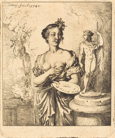 Maleri av Christian Wilhelm Ernst Dietrich