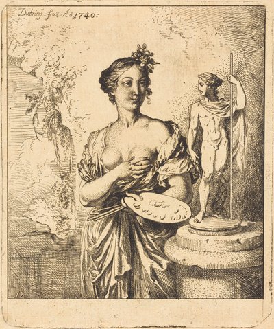 Maleri av Christian Wilhelm Ernst Dietrich