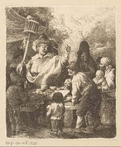 selger av rottegift av Christian Wilhelm Ernst Dietrich