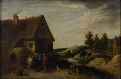 Scene fra livet på landet av Christian Wilhelm Ernst Dietrich