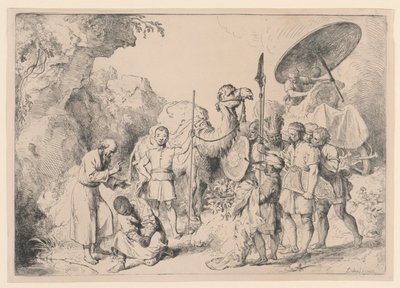 St. Filip som døper etiopieren av Christian Wilhelm Ernst Dietrich