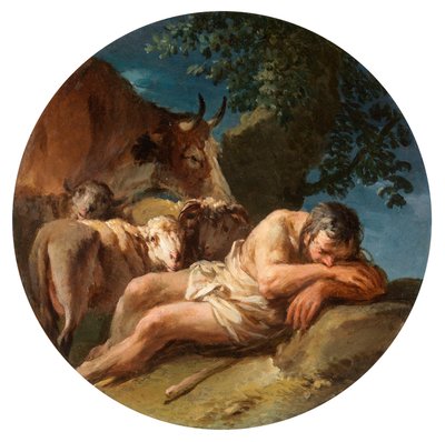 Den sovende hyrden av Christian Wilhelm Ernst Dietrich