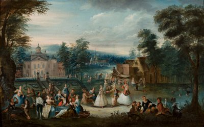 Lek i parken av Christian Wilhelm Ernst Dietrich