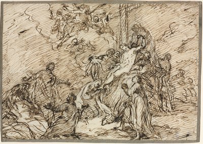 Deponeringen (recto) av Christian Wink