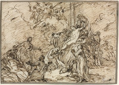 The Deposition recto, andre halvdel av 1700-tallet. av Christian Wink