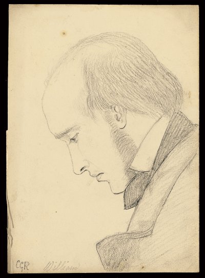 Portrett av William Michael Rossetti av Christina Georgina Rossetti