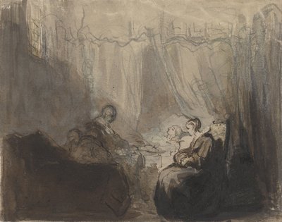En syk seng av Christoffel Bisschop