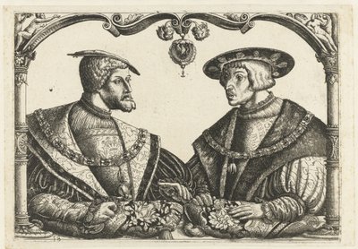 Charles V og Ferdinand I av Christoffel Bockstorffer
