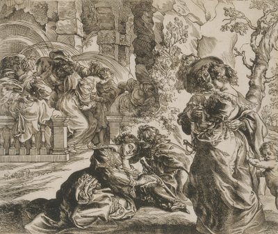 The Garden of Love høyre blokk, 1630-tallet. av Christoffel Jegher
