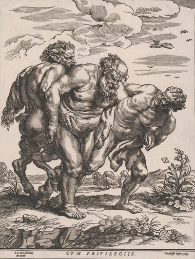 Silenus-marsjen, ca. 1652. av Christoffel Jegher
