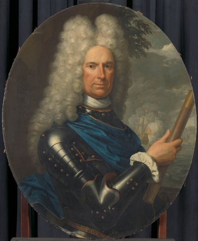 Portrett av kontreadmiral Arent van Buren av Christoffel Lubienitzki