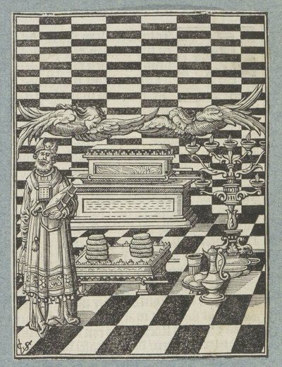 Paktens ark og gjenstander fra tabernaklet av Christoffel van Sichem (II)