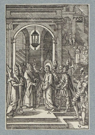Kristus før Annas av Christoffel van Sichem (II)