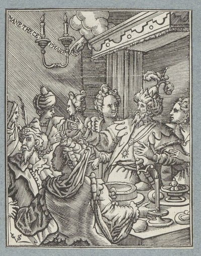 Belsasars fest av Christoffel van Sichem (II)