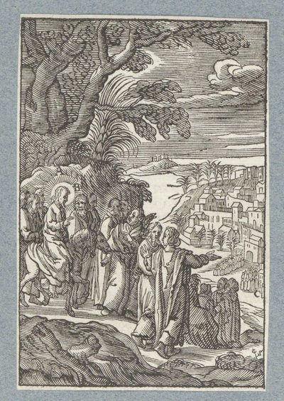 Innreise til Jerusalem av Christoffel van Sichem (II)