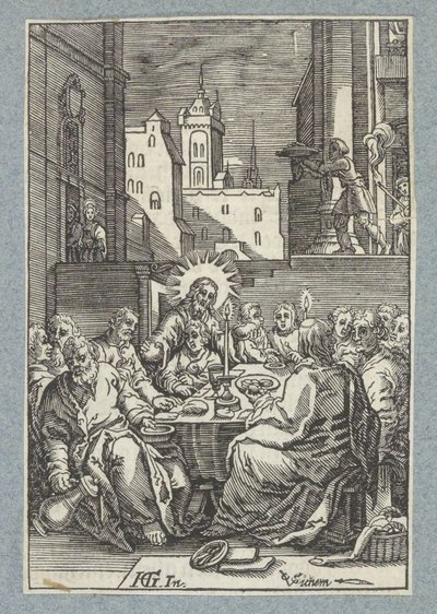 Siste måltid av Christoffel van Sichem (II)