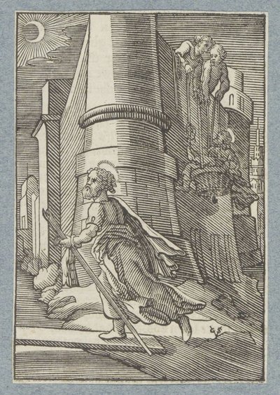 Pauls flytur fra Damaskus av Christoffel van Sichem (II)