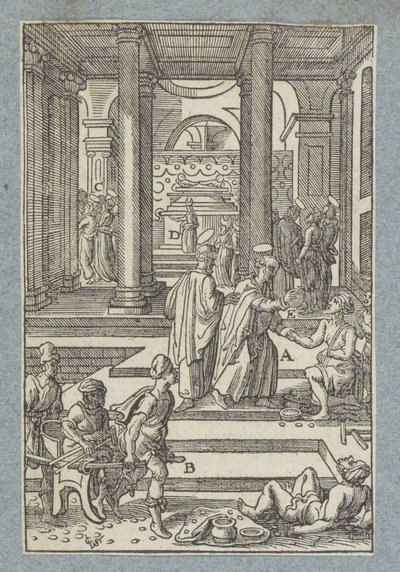 Peter helbreder en lam av Christoffel van Sichem (II)