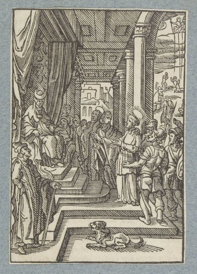 Stefanus foran ypperstepresten av Christoffel van Sichem (II)