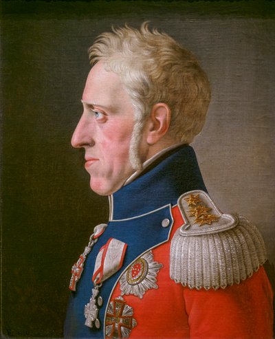 Frederik VI, King of Denmark av Christoffer-Wilhelm Eckersberg