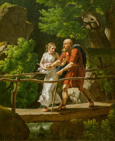 Ödipus und Antigone von Christoffer-Wilhelm Eckersberg