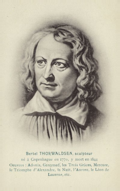 Bertel Thorvaldsen, dansk billedhugger av Christoffer Wilhelm Eckersberg