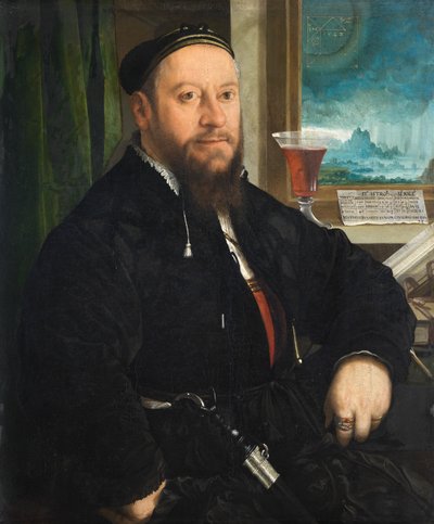 Portrett av Matthäus Schwarz av Christoph Amberger
