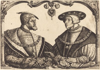 Keiserne Charles V og Ferdinand I av Christoph Bockstorfer