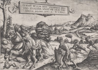 Stolthet går foran et fall, 1531. av Christoph Bockstorffer