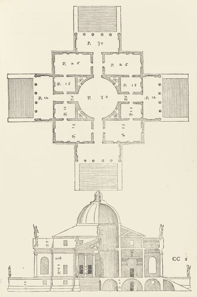 De fire arkitekturbøkene av Andrea Palladio, 1570 av Christoph Krieger
