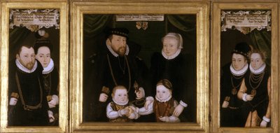 Triptyk av Johann Wilhelm von Sachsen, 1587 av Christoph Leutolph
