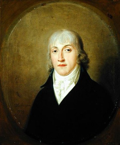 Portrett av en gentleman, 1799 av Christoph Suhr