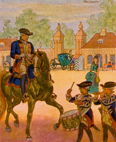 Wache am Brandenburger Tor von Christophe (1856-1945)