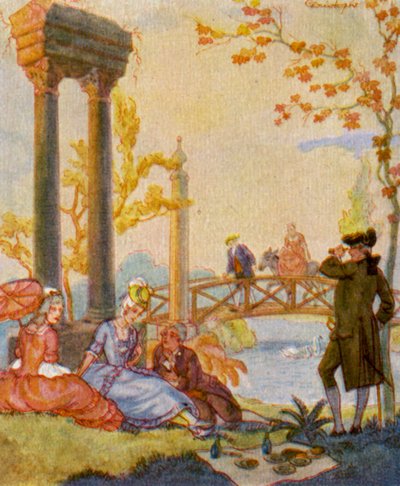 Park mit Ruine von Christophe (1856-1945)