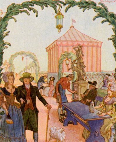 Schmausengarten vor Nürnberg von Christophe (1856-1945)