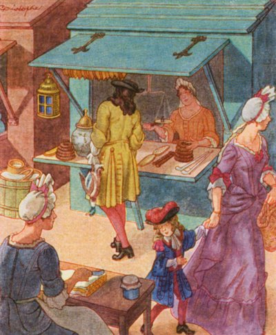 Tabakverkäuferin von Christophe (1856-1945)