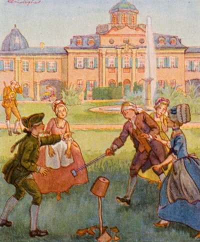 Topfschlagen von Christophe (1856-1945)