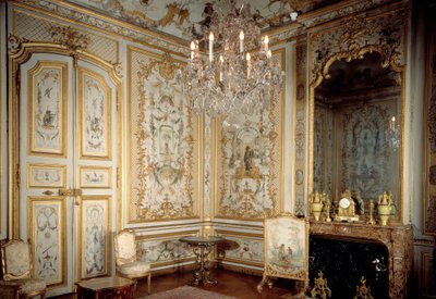 Utsikt over apernes kabinett eller «La Grande Singerie»» av Christophe Huet (1700-1759) 1737 Chantilly, Musee Conde av Christophe Huet