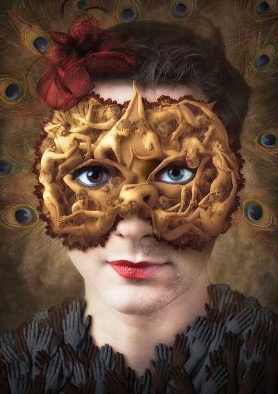 Dualitetens gylne maske av Christophe Kiciak