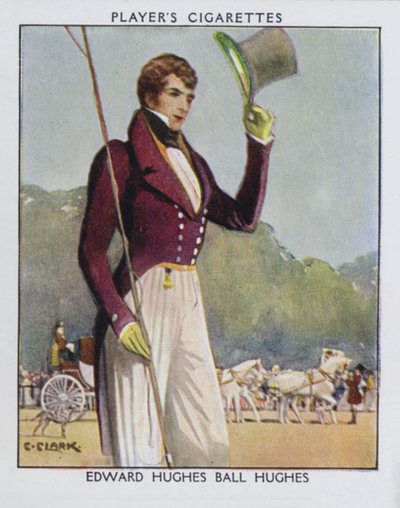 Edward Hughes Ball Hughes (farge litho) av Christopher (after) Clark