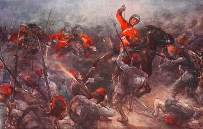 Anklagen mot Drury Lowes kavaleri ved Kassassin, 28. august av Christopher (after) Clark