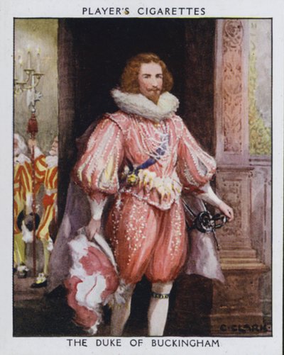 Hertugen av Buckingham, Steenie, favoritt til kong James I (farge litho) av Christopher (after) Clark