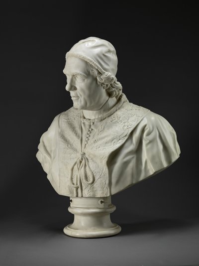 Pave Clemens XIV (1705-74) ca. 1772-76 (marmor) av Christopher (attr.to) Hewetson