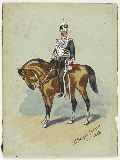 13. Bengal Lancers, rundt 1914 av Christopher Clark