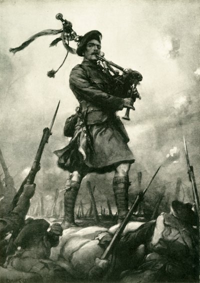 Hvordan Piper Laidlaw vant Victoria Cross 25. september 1915, c1920. av Christopher Clark