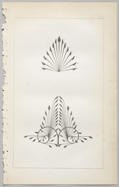 Kunsten å dekorativt design: med et vedlegg, som gir klokkeslett for blomstene åpne, utgitt av Day & Son, London, 1862 av Christopher Dresser