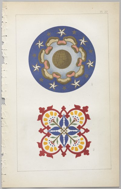 Kunsten å dekorativt design: med et vedlegg, som gir klokkeslett for blomstene åpne, utgitt av Day & Son, London, 1862 av Christopher Dresser