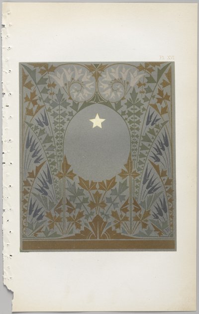 Kunsten å dekorativt design: med et vedlegg, som gir klokkeslett for blomstene åpne, utgitt av Day & Son, London, 1862 av Christopher Dresser